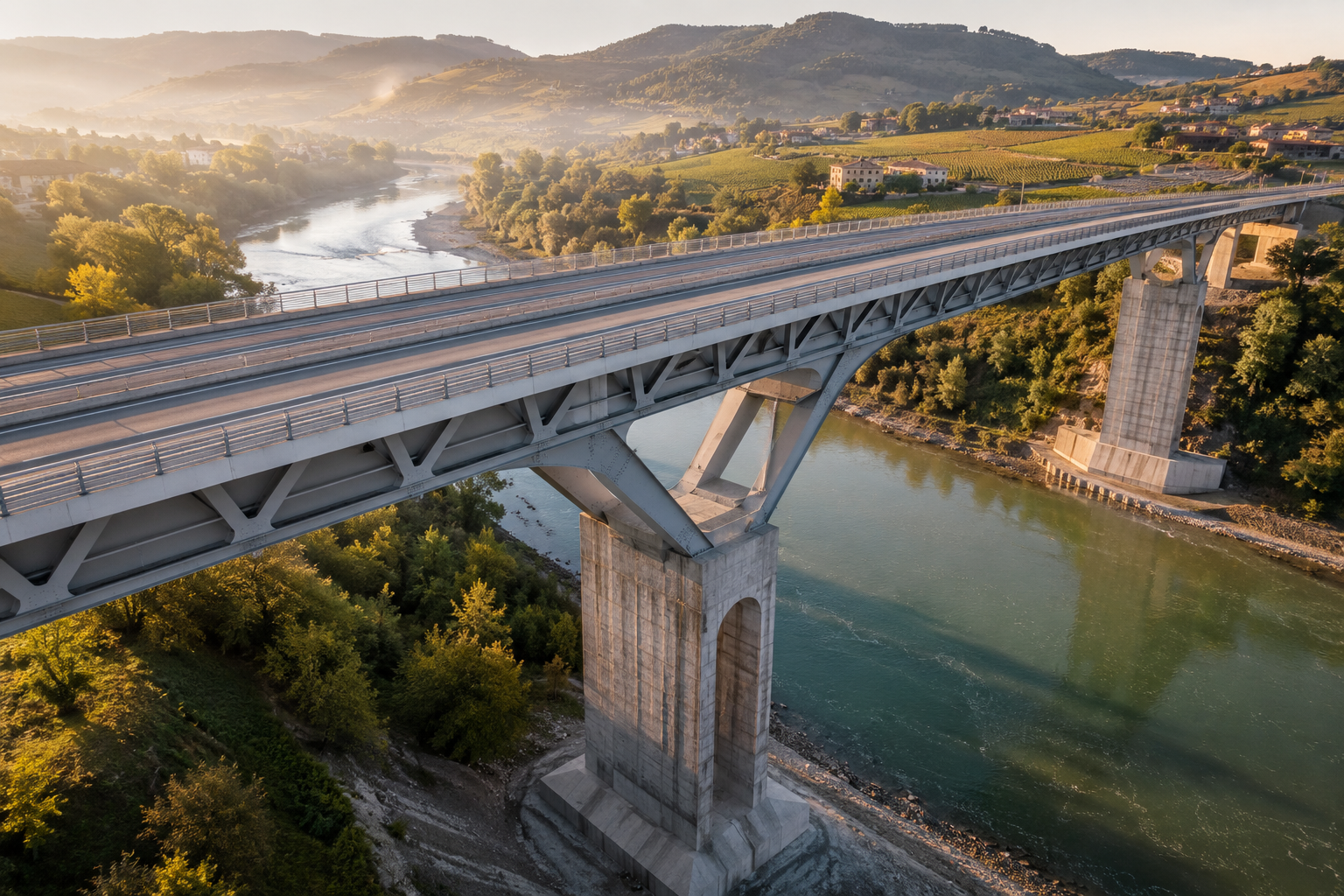 Ispezione infrastruttura e ponte con drone