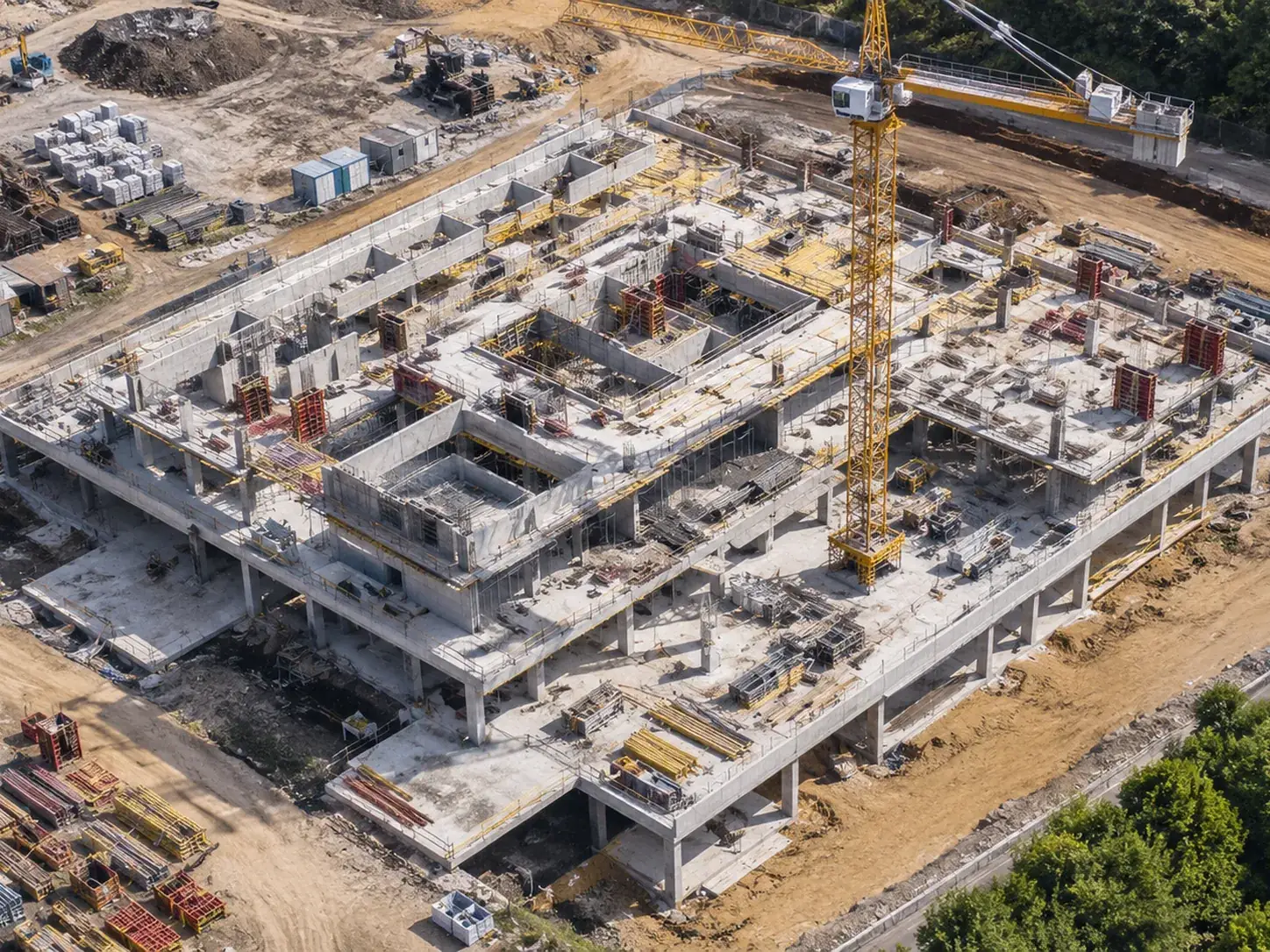 Report avanzamento cantiere drone