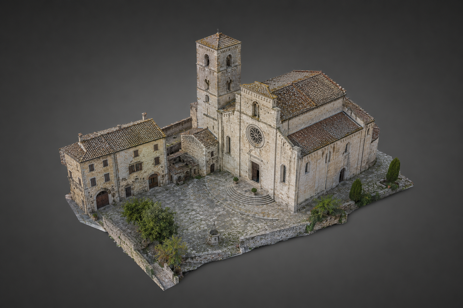 Modello 3D di edificio storico